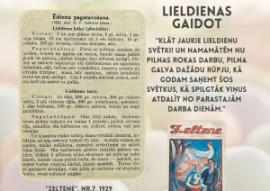 Lieldienas gaidot, publikācija no 1939. gada