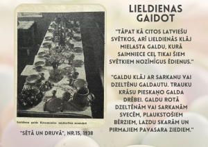 Lieldienas gaidot, publikācija no 1939. gada