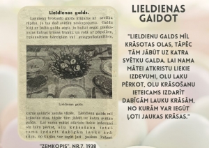 Lieldienas gaidot, publikācija no 1939. gada