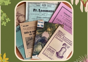 1930.-to gadu sludinājumi sēklu un stādu iegādei