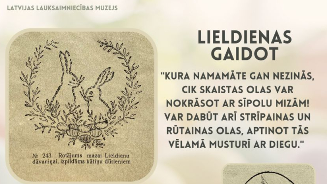 Lieldienas gaidot, publikācija no 1939. gada