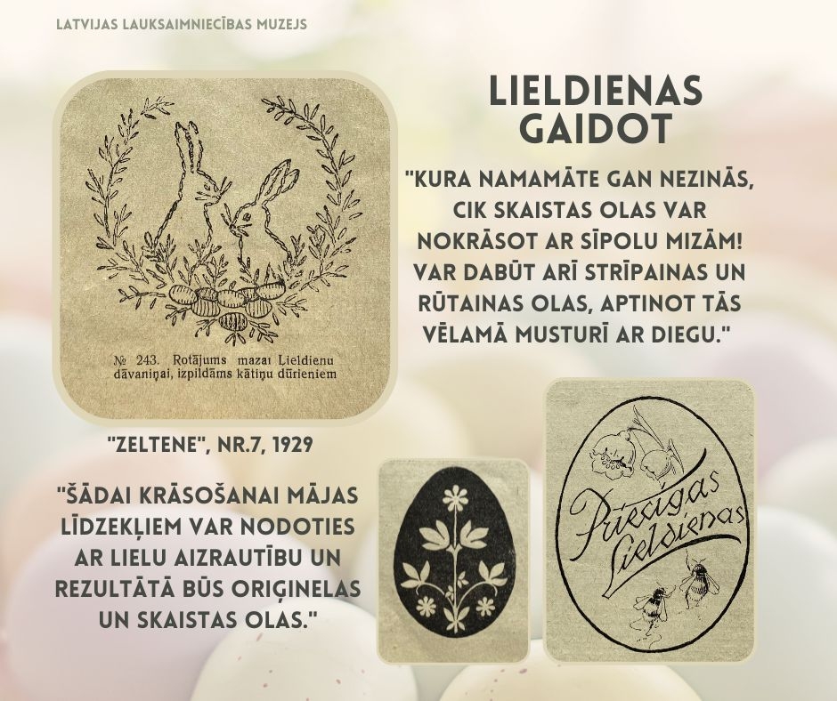 Lieldienas gaidot, publikācija no 1939. gada